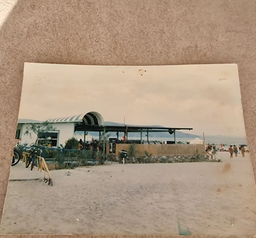 Una fotografia storica del lido Marechiaro